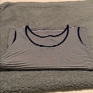 Lands End Blue/WhiteTank Top. 3x